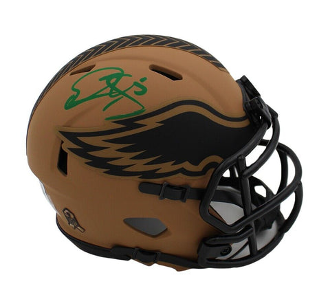 Donovan McNabb Signed Philadelphia Eagles Speed Salute to Service 2 Mini Helmet