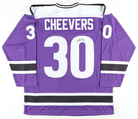 Gerry Cheevers Signed Rare 1972-73 WHA Cleveland Crusaders Jersey (JSA COA) HOF