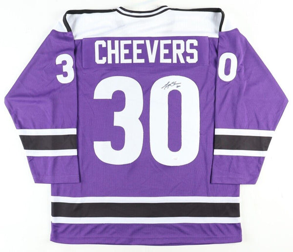 Gerry Cheevers Signed Rare 1972-73 WHA Cleveland Crusaders Jersey (JSA COA) HOF