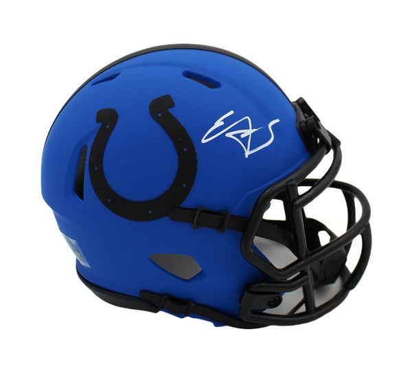 Edgerrin James Signed Indianapolis Colts Speed Rave NFL Mini Helmet