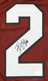 Bruce Ellington Autographed Maroon College Style Jersey- JSA Witnessed Auth