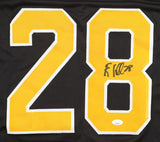 Elias Lindholm Signed Boston Bruins Jersey (JSA) #6 Overall Pick 2012 NHL Draft