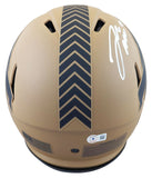 Bills Jim Kelly & Josh Allen Signed STS II F/S Speed Proline Helmet W/ Case BAS