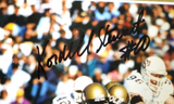 Rashaan Salaam and Kordell Stewart Autographed 8x10 Framed 15.5"x21" Beckett COA