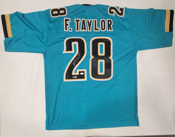 FRED TAYLOR AUTOGRAPHED SIGNED PRO STYLE XL JERSEY w/ JSA STICKER ONLY