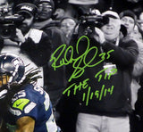 Richard Sherman Malcolm Smith Auto 16x20 Photo Seahawks The Tip 1/19/14 RS Holo