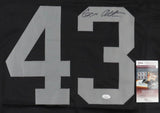 George Atkinson Signed Oakland Raiders Jersey (JSA COA) Super Bowl XI Champ DB
