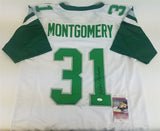 Wilbert Montgomery Signed Philadelphia Eagles Jersey (JSA COA) 2xPro Bowl R B