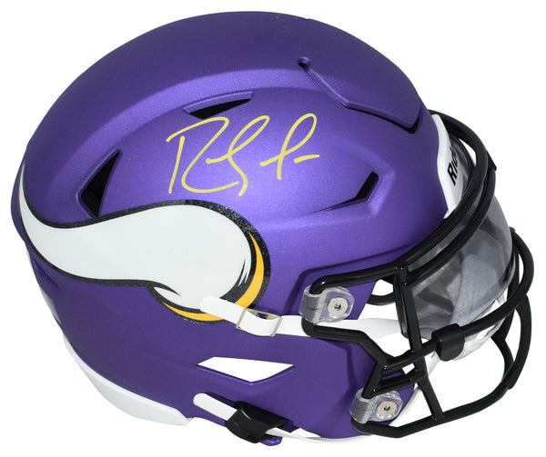 RANDY MOSS AUTOGRAPHED MINNESOTA VIKINGS SPEEDFLEX MIDI HELMET BECKETT