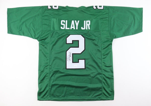 Darius Slay Jr Signed Philadelphia Eagles Signed Kelly Green Jersey (JSA COA) DB