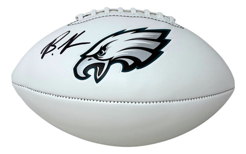 Brandon Graham Signed Philadelphia Eagles Logo Football JSA QR Hologram