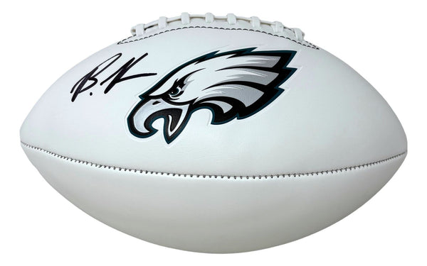 Brandon Graham Signed Philadelphia Eagles Logo Football JSA QR Hologram
