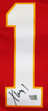 Chiefs Xavier Worthy Signed Red Nike Limited Jersey Fanatics #XP14148338