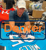 Wesley Walls Signed Pro Style Blue XL Jersey Beckett Hall Of Honor BAS 34007