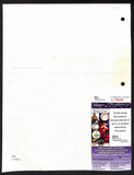 Biggie Munn HOF Michigan State Head Coach Signed/Auto Contract JSA BA199640