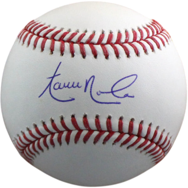 Aaron Nola Autographed Philadelphia Phillies OML Baseball Fanatics 54460