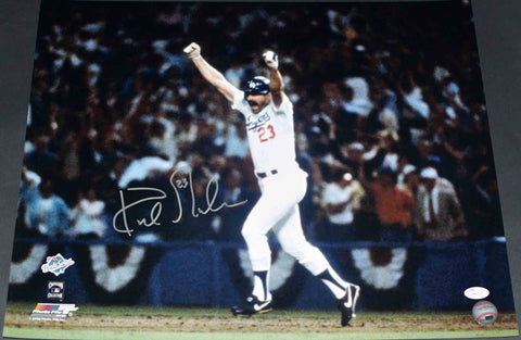 KIRK GIBSON SIGNED LOS ANGELES DODGERS 1988 WORLD SERIES HR 16x20 PHOTO JSA