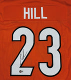 DAXTON "DAX" HILL SIGNED PRO STYLE CUSTOM XL JERSEY WITH BECKETT COA