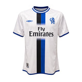Jimmy Floyd Hasselbaink Signed Chelsea FC Away Soccer Jersey #9 with Beckett COA