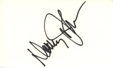 Davey Johnson Autographed Baltimore Orioles Index Card Beckett 45369