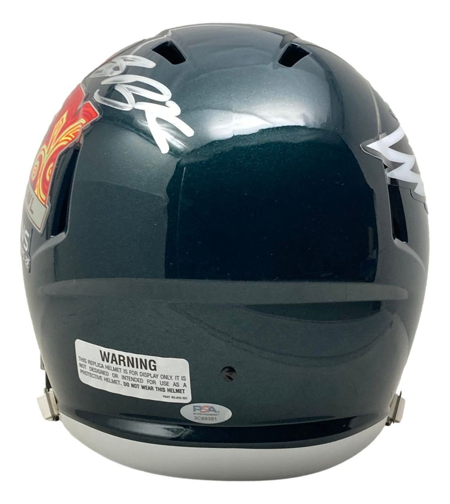 Saquon Barkley Signed Eagles Super Bowl 59 LIX FS Rep Speed Helmet PSA ...