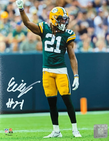 Packers 1st Rnd Pick Cornerback ERIC STOKES Signed 8x10 Photo #2 AUTO