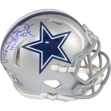 Randy White Autographed Dallas Cowboys Mini Helmet HOF Beckett Witness 49696