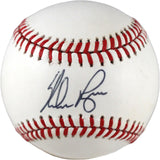 Nolan Ryan Autograped Texas Rangers American League Baseball Beckett 59425