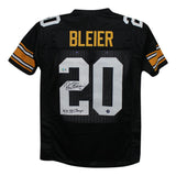 Rocky Bleier Autographed Pro Style Black XL Jersey 4x SB Champ Beckett 35500