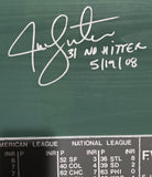 Replica Green Monster Art Of Jon Lesters 5/19/08 No Hitter 7x Autographed