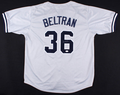Carlos Beltran Signed New York Yankees Jersey (JSA Hologram) "Senor Octubre"
