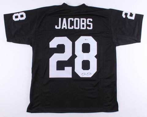Josh Jacobs Signed Oakland Raiders Jersey (Beckett COA) Alabama Crimson Tide R.B