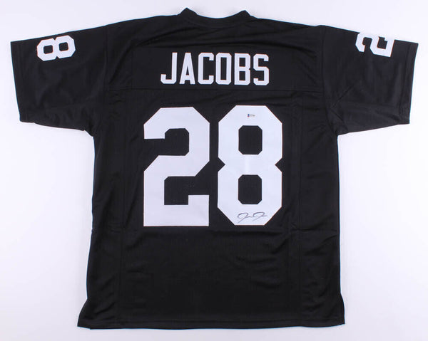 Josh Jacobs Signed Oakland Raiders Jersey (Beckett COA) Alabama Crimson Tide R.B