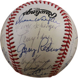 Cincinnati Reds 1984 Team Perez Davis +29 Sigs Signed NL Baseball Beckett 56279