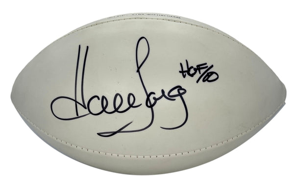 Howie Long HOF Signed/Auto Wilson White Panel "The Duke" Football JSA 205158
