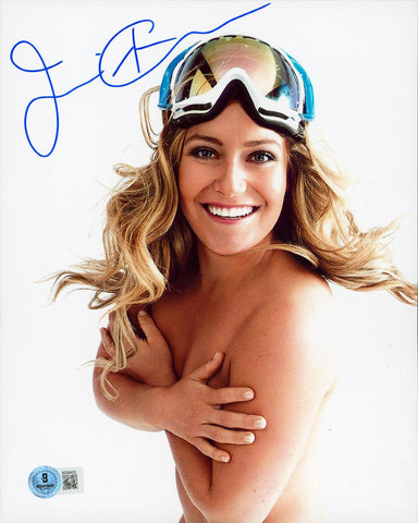 Jamie Anderson Winter Olympics Authentic Signed 8x10 Vertical Photo BAS 5