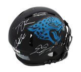 Multi-Signed Jacksonville Jaguars Speed Authentic Eclipse NFL Helmet With 5 Sigs