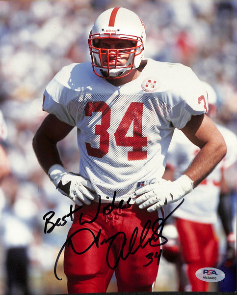 Trev Alberts Signed/Auto/Inscr 8x10 Photo Nebraska Cornhuskers PSA/DNA 185126
