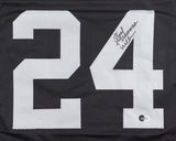 Fred Williamson Signed Oakland Raiders Jersey Inscribed "The Hammer"(Beckett) DB