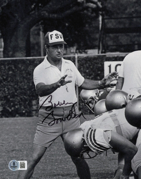 Bobby Bowden Autographed 8x10 Photo Florida State Seminoles Beckett QR #BS12957