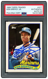 Ken Griffey Jr. Signed 1989 Topps Traded RC 41T Seattle Mariners Sig 10 PSA/DNA