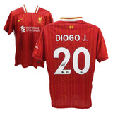 Diogo Jota Signed Liverpool FC Home Soccer Jersey #20 with Beckett COA
