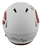 Bears Brian Urlacher "HOF 18" Signed Lunar F/S Speed Rep Helmet W/ Case BAS Wit