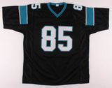 Wesley Walls Signed Carolina Panthers Black Jersey (JSA COA)5xPro Bowl Tight End