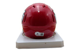 Rashee Rice Signed/Autographed Chiefs Speed Mini Helmet Beckett 184979