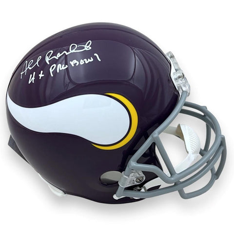 Vikings Ahmad Rashad Autographed Signed Full Size Replica Helmet - Beckett