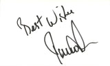 Dan Quinn Signed Washington Commanders Index Card Best Wishes BAS 45327