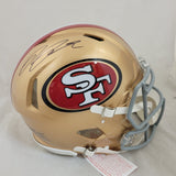 RICKY PEARSALL SIGNED SAN FRANCISCO 49ERS F/S SPEED AUTHENTIC HELMET BECKETT