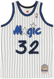 FRMD Shaquille O'Neal Magic Signed White 1993 Mitchell & Ness Authentic Jersey