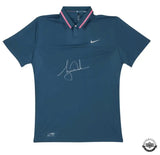 Tiger Woods Autographed Nike Performance Graphic Tilt Polo 25 UDA LE 25